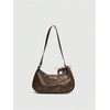 image:imageGORGLITTER Womens Y2k Shoulder Bag Buckle Western Vintage Hobo Pu Leather Handbags with Coin PurseBrown