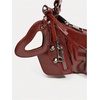 image:imageGORGLITTER Womens Y2k Shoulder Bag Buckle Western Vintage Hobo Pu Leather Handbags with Coin PurseRed