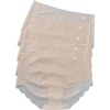 image:imageGORGLITTER Womens 5 Pack Seamless Transparent Underwear No Show Thongs See Through Invisible PantiesApricot