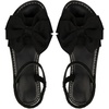 image:imageGORGLITTER Womens Bow Summer Dress Sandals 2026 Slingback Flats Dressy Vacation Slip On Slides ShoesSolid Black