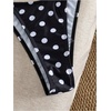 image:imageGORGLITTER Womens Polka Dots Bikini Set Cute Halter String Swimsuits Sexy Thong Cheeky Two Piece Swimsuits Trendy 2026Black