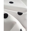 image:imageGORGLITTER Womens Polka Dots Ruffle Tops Chiffon Cap Sleeve Dressy Business Casual V Neck Elegant Blouse ShirtsBlack and White