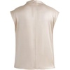 image:imageGORGLITTER Womens Satin Silk Tops Blouse Dressy Business Casual Work Office Going Out Cap Sleeve ShirtsApricot