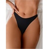 image:imageGORGLITTER Womens Cheeky Thong Bikini High Cut Bathing Suit Bottoms Low Rise Swimsuit BottomsBlack