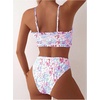 image:imageGORGLITTER Womens Floral Tankini Swimsuits High Waisted Bikini Sets Summer Ruffle Bathing Suits Two Piece Swim Suit