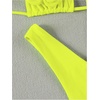 image:imageGORGLITTER Womens Flower High Waisted Bikini Sets Cute Y2K Halter Thong Swimsuit Neon 2 Piece Bathing Suits BeachwearYellow