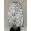 image:imageGORGLITTER Mens Baggy Camo Pants Y2K Wide Leg Sweatpants Drawstring Waist Work Cargo Pants Drippy Streetwear JoggersMulticolor