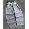 image:imageGORGLITTER Mens Baggy Sweatpants Wide Leg Barrel Y2K Loose Fit Elastic Waist Track Pants Joggers with PocketsGrey