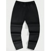 image:imageGORGLITTER Mens Cargo Work Pants Flared Jeans Baggy Wide Leg Bell Bottom Casual Hiking Stacked Joggers Trousers StreetwearBlack