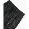 image:imageGORGLITTER Mens Faux Leather Pants Drawstring Elastic Waist Motorcycle Biker Pants Y2k Streetwear TrousersBlack