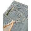 image:imageGORGLITTER Mens Jorts Star Graphic Jean Shorts Wide Leg Denim Shorts Baggy Y2k Ripped Distressed Drippy Bermuda ShortsBlue