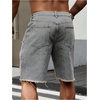 image:imageGORGLITTER Mens Jorts Star Graphic Jean Shorts Wide Leg Denim Shorts Baggy Y2k Ripped Distressed Drippy Bermuda ShortsLight Blue