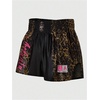image:imageGORGLITTER Mens Leopard Muay Thai Shorts Graphic Elastic Waist Anime Workout Boxing ShortsBlack