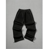 image:imageGORGLITTER Mens Low Waist Baggy Sweatpants Fall Casual Y2K Loose Wide Leg Track Hiking Joggers Sweat Pants with PocketBlack