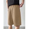 image:imageGORGLITTER Mens Pleated Dress Shorts Summer Business Casual Wide Leg Work Office Shorts Beach Vacation Holiday OutfitsKhaki