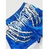 image:imageGORGLITTER Mens SkullHand Graphic Basketball Shorts with Liner 2 in 1 Drawstring Waist Workout Athletic ShortsBlue