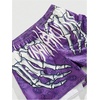 image:imageGORGLITTER Mens SkullHand Graphic Basketball Shorts with Liner 2 in 1 Drawstring Waist Workout Athletic ShortsPurple