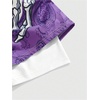 image:imageGORGLITTER Mens SkullHand Graphic Basketball Shorts with Liner 2 in 1 Drawstring Waist Workout Athletic ShortsPurple