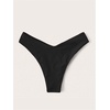image:imageGORGLITTER Womens Cheeky Thong Bikini High Cut Bathing Suit Bottoms V Cut Swimsuit BottomBlack