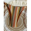image:imageGORGLITTER Womens Crochet Bikini Set Colorful Striped Rope Halter Knitted Swimsuits Sexy Side Tie Thong Bathing SuitMulticolor