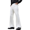 image:imageGORGLITTER Mens Bell Bottom Pants 70s Disco Dress Pants Vintage Flared Office Work Casual Bootcut TrousersWhite