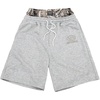 image:imageGORGLITTER Mens Camo Sweat Shorts Double Waisted Graphic Running Gym Athletic Workout Shorts CasualGrey