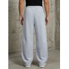 image:imageGORGLITTER Mens Baggy Wide Leg Sweatpants Oversized Track Pants Drawstring Y2K Casual Trousers with PocketsBeige