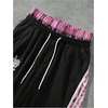 image:imageGORGLITTER Mens Double Waisted Baggy Pants Y2K Striped Side Wide Leg Sweatpants Gym Athletic Workout Track PantsBlack and Pink