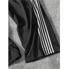 image:imageGORGLITTER Mens Double Waisted Sweatpants Baggy Y2K Plaid Patchwork Side Striped Wide Leg Track Pants