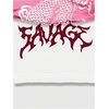 image:imageGORGLITTER Mens Dragon Graphic Track Shorts Color Block 2 in 1 Athletic Basketball Running Gym ShortsPink