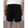 image:imageGORGLITTER Mens Graphic Shorts Y2k Vintage Straight Leg Streetwear Denim ShortsMulti Black Letter