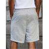 image:imageGORGLITTER Mens Gym Workout Shorts Graphic Running Athletic Straight Leg Casual Track Shorts Summer Vacation