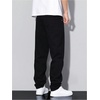 image:imageGORGLITTER Mens Jeans Baggy Denim 90s Vintage Casual High Waist Regular Fit Pants Jeans Hip Hop Streetwear TrousersBlack