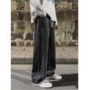 image:imageGORGLITTER Mens Jeans Baggy Denim 90s Vintage Casual High Waist Regular Fit Pants Jeans Hip Hop Streetwear TrousersDark Grey
