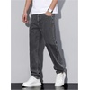 image:imageGORGLITTER Mens Jeans Baggy Denim 90s Vintage Casual High Waist Regular Fit Pants Jeans Hip Hop Streetwear TrousersMedium Grey