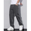 image:imageGORGLITTER Mens Jeans Baggy Denim 90s Vintage Casual High Waist Regular Fit Pants Jeans Hip Hop Streetwear TrousersMedium Grey