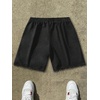 image:imageGORGLITTER Mens Star Graphic Y2K Shorts Letter Drawstring Elastic Waist Summer Workout Track ShortsBlack
