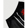 image:imageGORGLITTER Mens Star Graphic Y2K Shorts Letter Drawstring Elastic Waist Summer Workout Track ShortsBlack and Red