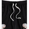 image:imageGORGLITTER Mens Summer Graphic Workout Shorts Casual Work Streetwear Drawstring High Waist Shorts BottomsBlack Floral