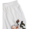 image:imageGORGLITTER Mens Summer Graphic Workout Shorts Casual Work Streetwear Drawstring High Waist Shorts BottomsWhite Floral