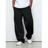 image:imageGORGLITTER Mens Wide Leg Sweatpants Baggy Double Waisted Streetwear Track Sweat Pants Joggers Casual WorkBlack
