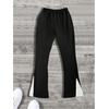image:imageGORGLITTER Mens Y2K Graphic Baggy Sweatpants Color Block Wide Leg Flare Sweatpants Casual Workout Pants StreetwearBlack and White