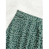 image:imageGORGLITTER Womens Boho Floral Bodycon Midi Skirt with Slit Casual Trendy High Waisted Flowy Side Split Maxi Long Skirts