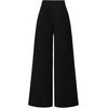 image:imageGORGLITTER Womens Elastic Wide Leg Palazzo Pants High Waisted Stretchy Front Seam Business Casual PantsBlack