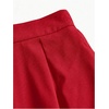 image:imageGORGLITTER Womens Flowy Maxi Skirt Pleated High Waist A Line Long Skirts Work Business Trendy Outfits 2025Red