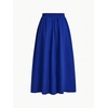 image:imageGORGLITTER Womens Flowy Maxi Skirt Pleated High Waist A Line Long Skirts Work Business Trendy Outfits 2025Royal Blue