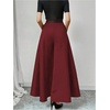 image:imageGORGLITTER Womens Flowy Pleated Dress Pants Dressy Trouser Casual High Waist Wide Leg Business Casual Slacks Work PantRed