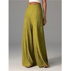 image:imageGORGLITTER Womens Flowy Wide Leg Pants Boho Loose Elastic High Waisted Textured Palazzo Trousers Vacation Casual