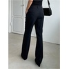 image:imageGORGLITTER Womens High Waisted Business Casual Work Trousers Dress Pants Dressy Office Straight Leg Slacks Pants TrendyBlack
