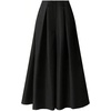 image:imageGORGLITTER Womens High Waisted Pleated Long Flowy Palazzo Pants Baggy Loose Wide Leg Trousers with PocketsBlack